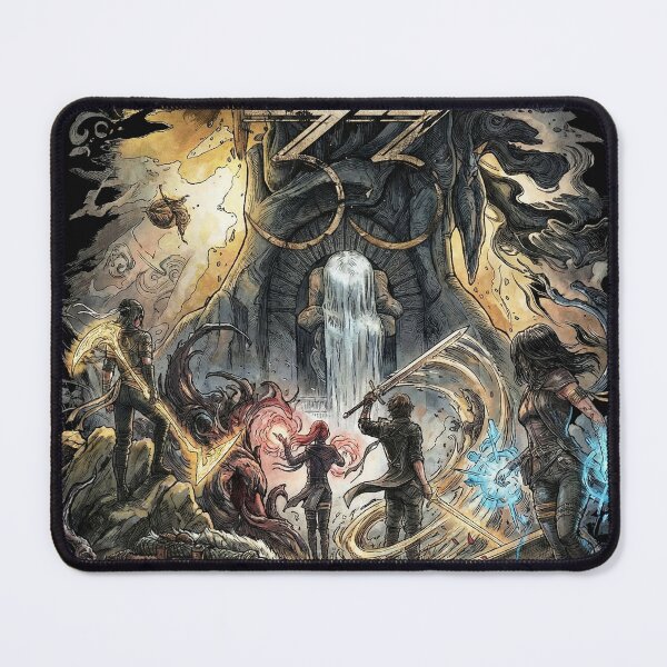 Item preview, Facing the Paintress Clair Obscur Expedition 33 Final Boss Monolith Paint Curse Lumière Chroma Canvas Battle Fan Art Collage Poster T-Shirt Sticker Print Gift designed and sold by Senpaiwaves.