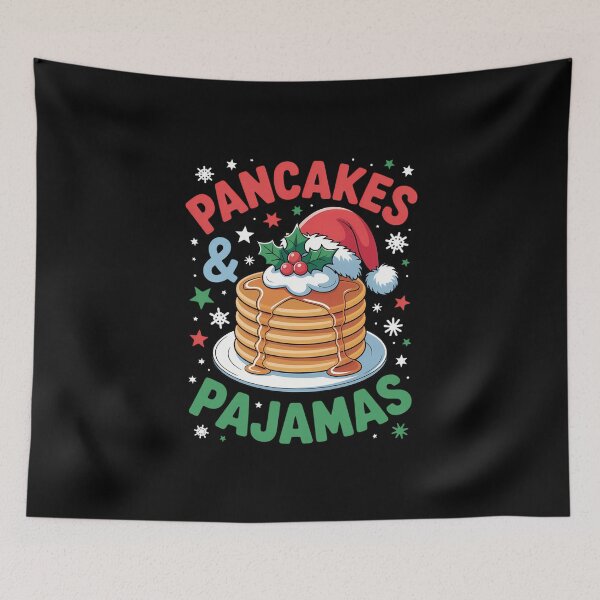 Item preview, Pancakes and Fluffy Buttermilk Cake Santa Christmas designed and sold by FaithAbbott.