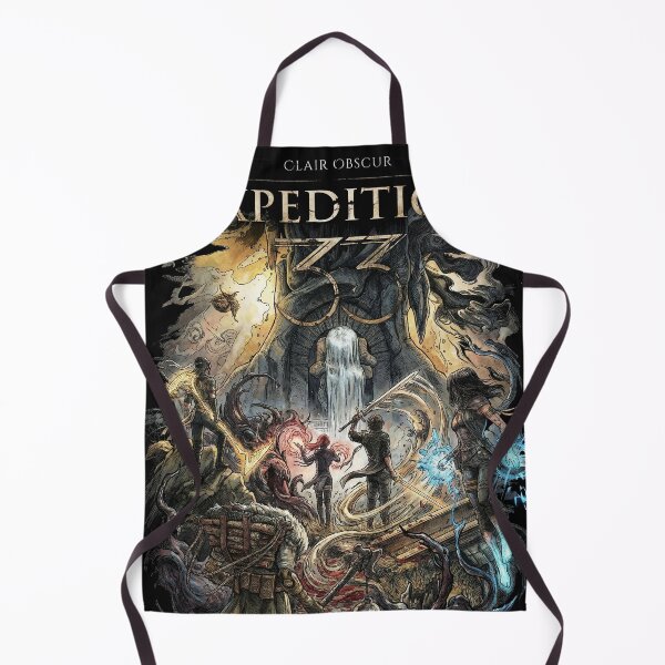 Item preview, Facing the Paintress Clair Obscur Expedition 33 Final Boss Monolith Paint Curse Lumière Chroma Canvas Battle Fan Art Collage Poster T-Shirt Sticker Print Gift designed and sold by Senpaiwaves.