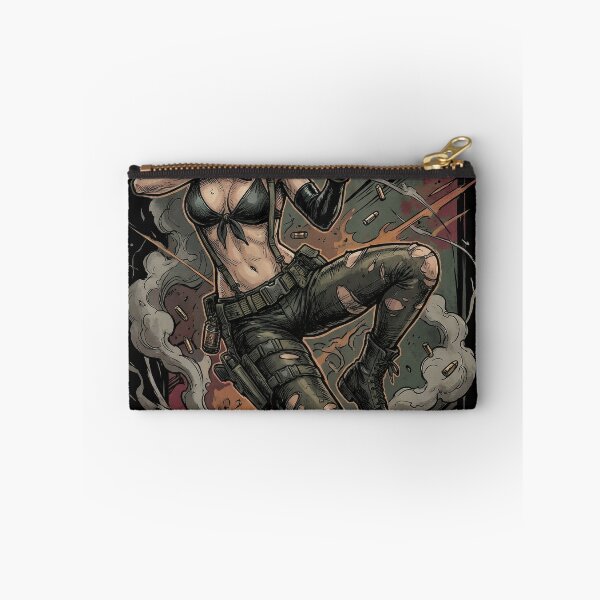 Item preview, Quiet Metal Gear Solid V Sniper Parasite Unit Skulls Bikini Camo Butterfly Motif Fan Art Portrait Poster T-Shirt Sticker Print Gift designed and sold by Senpaiwaves.