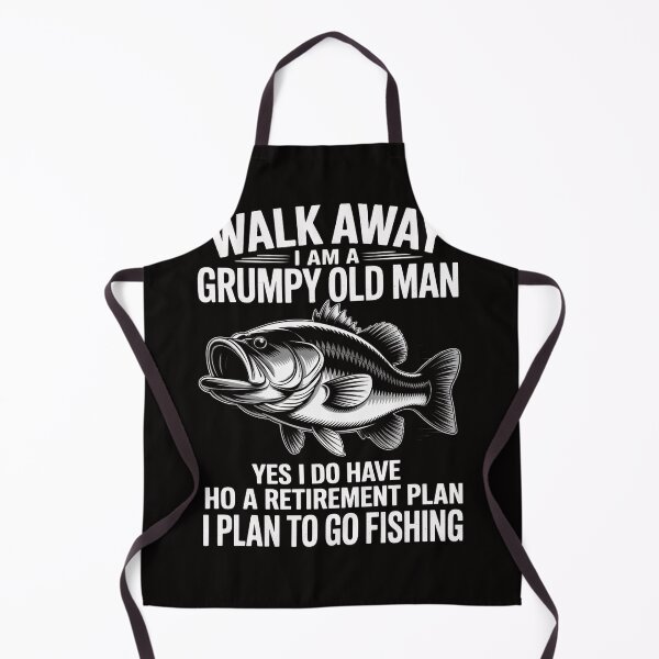 Item preview, Grumpy Old Man Fisherman Fishing Retirement Fish designed and sold by rutimenta.