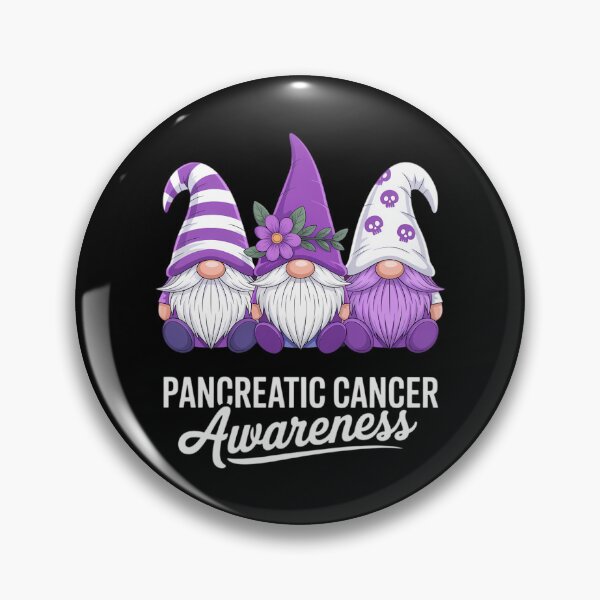 Item preview, Pancreatic Cancer Awareness Month Purple Ribbon Gnomies designed and sold by FaithAbbott.