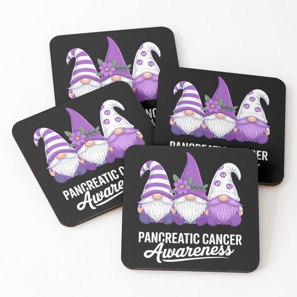 Item preview, Pancreatic Cancer Awareness Month Purple Ribbon Gnomies designed and sold by FaithAbbott.