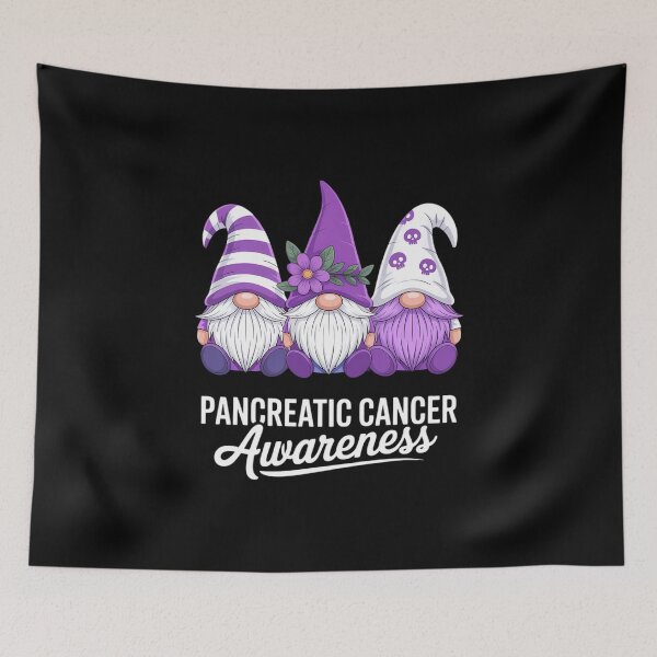 Item preview, Pancreatic Cancer Awareness Month Purple Ribbon Gnomies designed and sold by FaithAbbott.