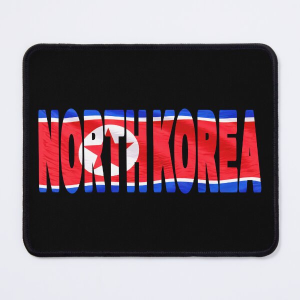 Item preview, NORTH KOREA - Flag Flying in Wind cut to Letters Souvenir Sticker Shirt designed and sold by Adam Gormley.