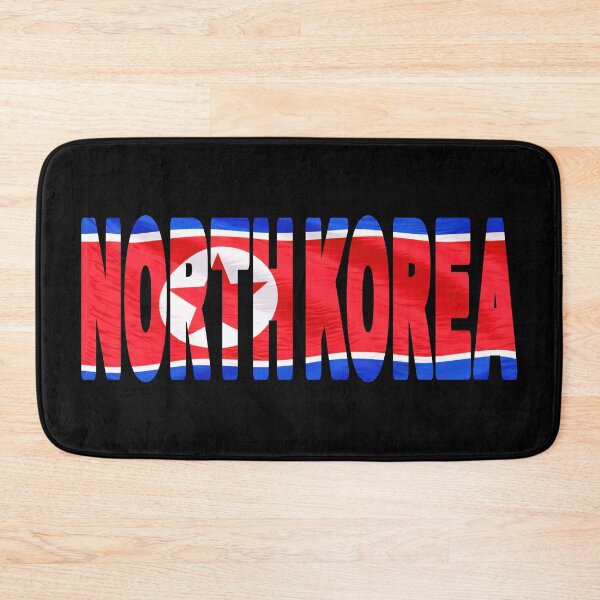 Item preview, NORTH KOREA - Flag Flying in Wind cut to Letters Souvenir Sticker Shirt designed and sold by Adam Gormley.