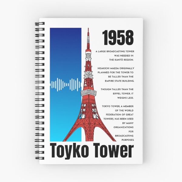 Item preview, Tokyo Tower Vintage Poster  designed and sold by TheMiniMeg.