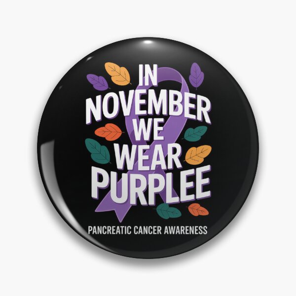 Item preview, Pancreatic Cancer Awareness Purple Ribbon In November We Wear Purple designed and sold by FaithAbbott.