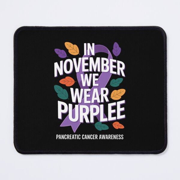 Item preview, Pancreatic Cancer Awareness Purple Ribbon In November We Wear Purple designed and sold by FaithAbbott.