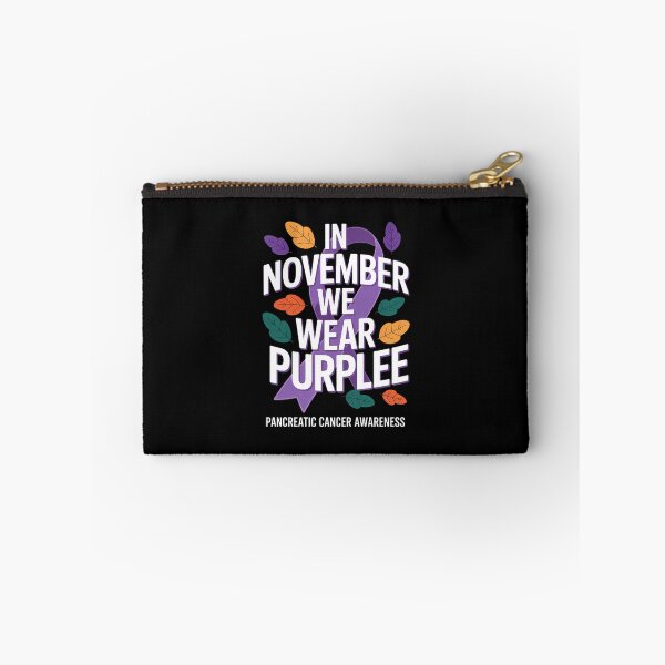 Item preview, Pancreatic Cancer Awareness Purple Ribbon In November We Wear Purple designed and sold by FaithAbbott.