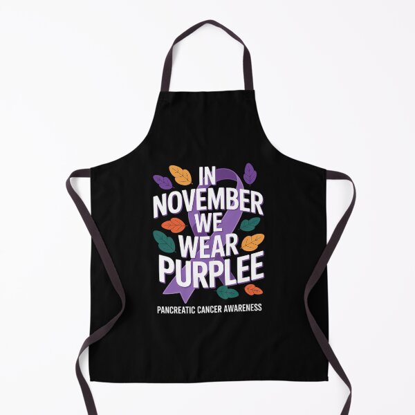 Item preview, Pancreatic Cancer Awareness Purple Ribbon In November We Wear Purple designed and sold by FaithAbbott.