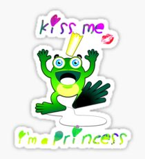 KISS ME I'M A PRINCESS Sticker