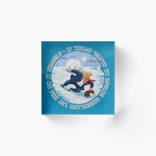Item preview, Let Trump Invade Greenland Himself designed and sold by irregulargoods.