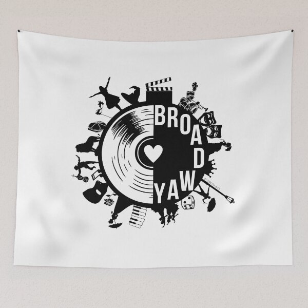 Item preview, I Heart Broadway V2- Black/White designed and sold by Flit & Co..
