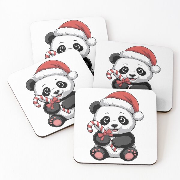 Item preview, Panda Bear Santa Hat Christmas Xmas designed and sold by FaithAbbott.
