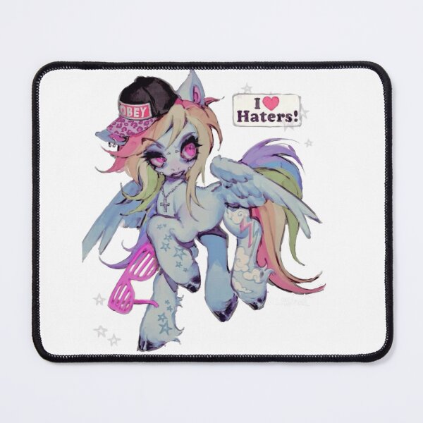 Item preview, rainbow dash i heart haters designed and sold by 444_Aaron_444.