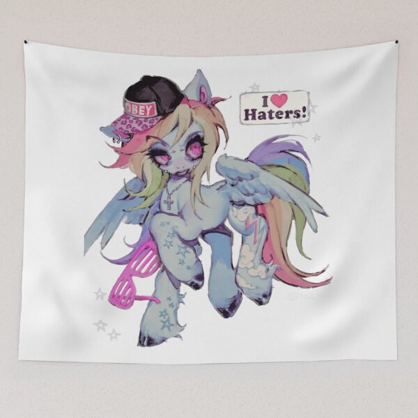 Item preview, rainbow dash i heart haters  designed and sold by 444_Aaron_444.