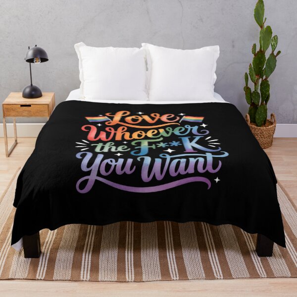 Item preview, Love Whoever The Fuck You Want Pride Month LGBTQ designed and sold by IdunayaStore.