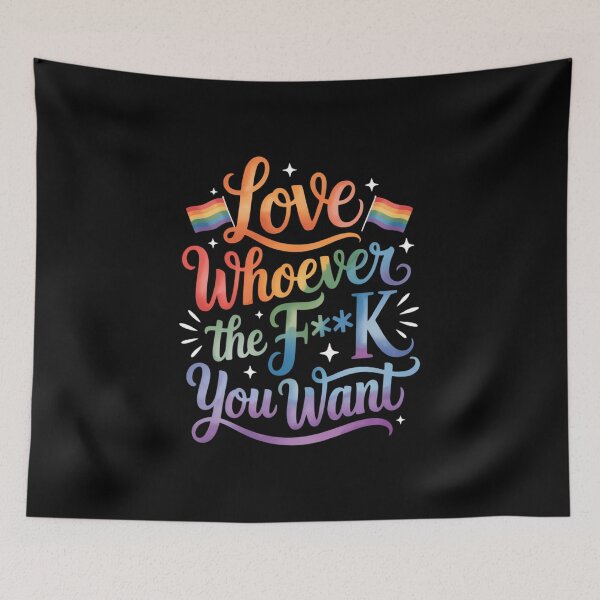Item preview, Love Whoever The Fuck You Want Pride Month LGBTQ designed and sold by IdunayaStore.