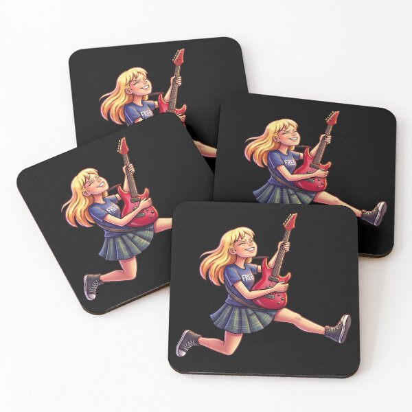 Item preview, Suggested Jump & Jam: Energetic Pop-Punk Guitar Girl designed and sold by Tiny-roar-studio.