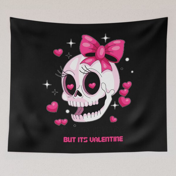 Item preview, Dead Inside But Its Valentine Dark Humor Skeleton designed and sold by zirqzurym17.