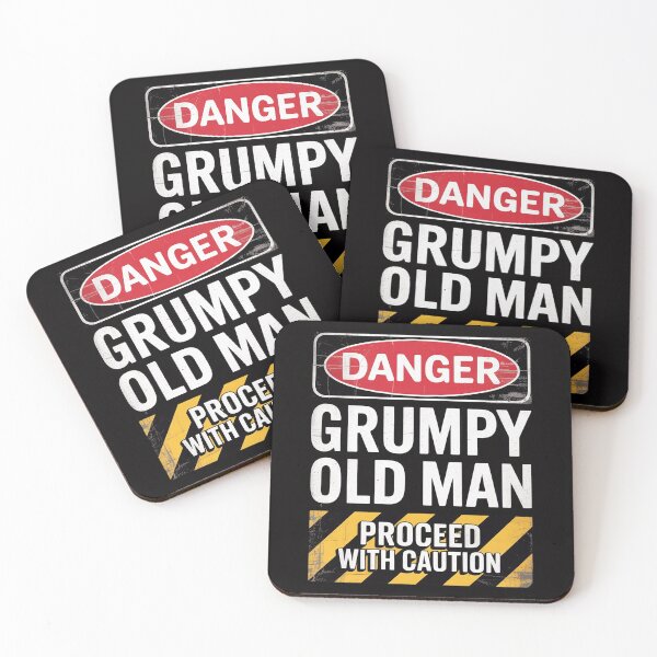 Item preview, Danger Grumpy Old Man sarcastic Saying, retirement designed and sold by MatthewJordas.