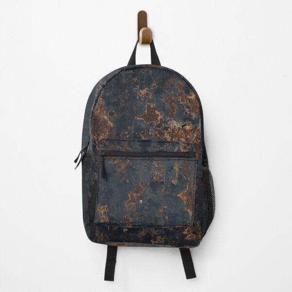 Item preview, Abstract Teal Metal with Vibrant Orange Rust designed and sold by The Rust Lab.