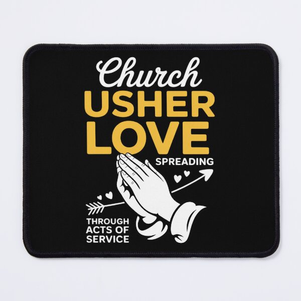 Item preview, Church Usher Spreading Love Lord God Lover designed and sold by AmandasHastie.