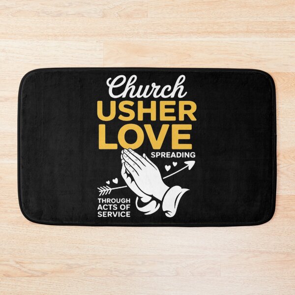 Item preview, Church Usher Spreading Love Lord God Lover designed and sold by AmandasHastie.