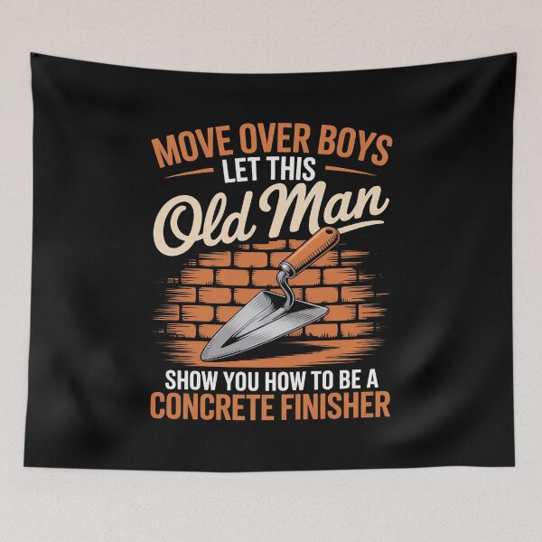 Item preview, Cool Skilled Old Man Concrete Finisher Laborer designed and sold by AmandasHastie.