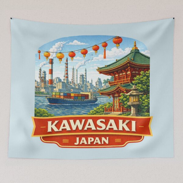 Item preview, Kawasaki, Japan designed and sold by Myra365Art.