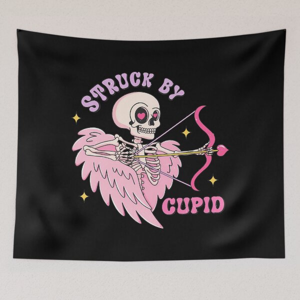 Item preview, Skeleton Valentine Cupid Cute Goth designed and sold by zirqzurym17.