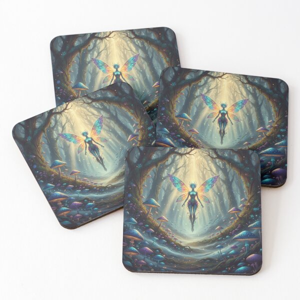 Item preview, glowing forest designed and sold by AI Market Visuals.