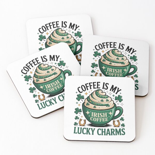 Item preview, St Patrick's Day Coffee Is My Lucky Charms designed and sold by AsteriskDatBArt.