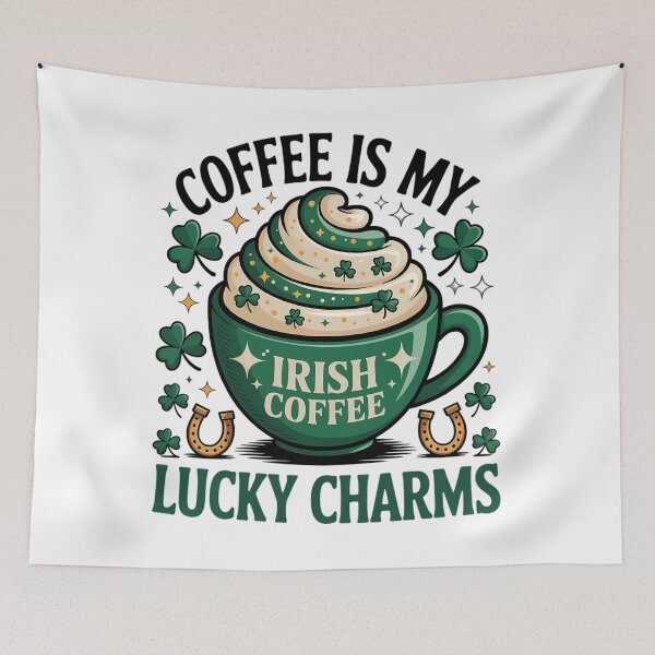 Item preview, St Patrick's Day Coffee Is My Lucky Charms designed and sold by AsteriskDatBArt.