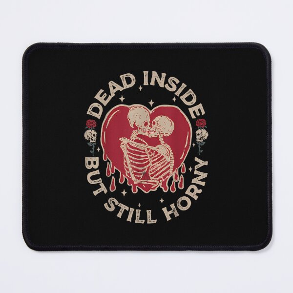 Item preview, Dead Inside But Still Horny Vintage Skeleton Valentine designed and sold by zirqzurym17.