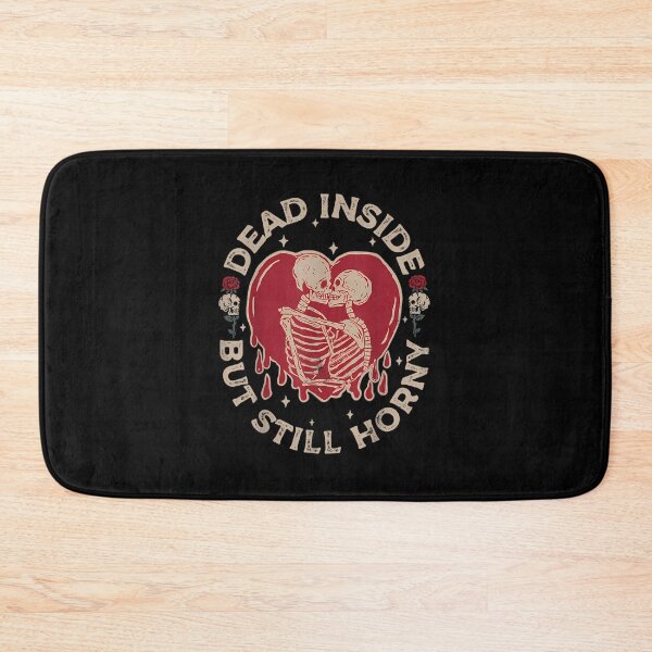 Item preview, Dead Inside But Still Horny Vintage Skeleton Valentine designed and sold by zirqzurym17.