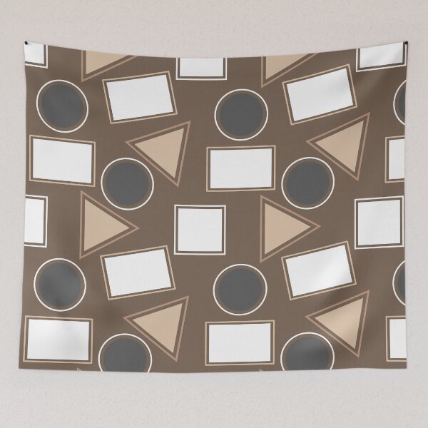 Item preview, Geometric Shapes Pattern – Modern Abstract Design 3 designed and sold by OmikronStore.
