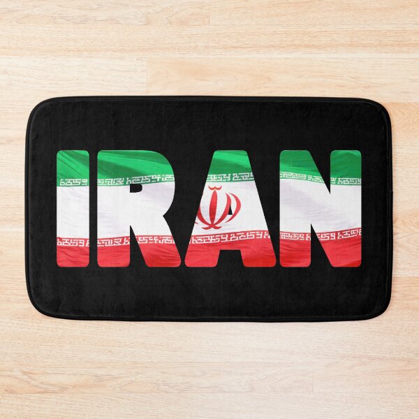 Item preview, IRAN - Flag Flying in Wind cut to Letters Souvenir Sticker Shirt designed and sold by Adam Gormley.