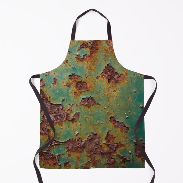 Item preview, Emerald Green Metal with Deep Brown Rust designed and sold by The Rust Lab.