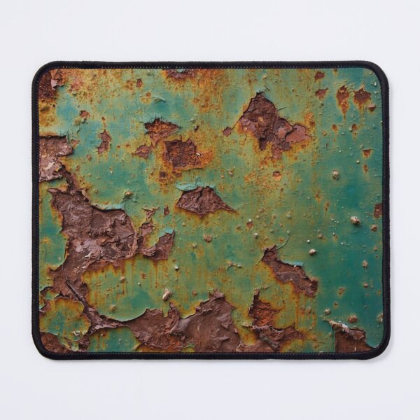 Item preview, Emerald Green Metal with Deep Brown Rust designed and sold by The Rust Lab.