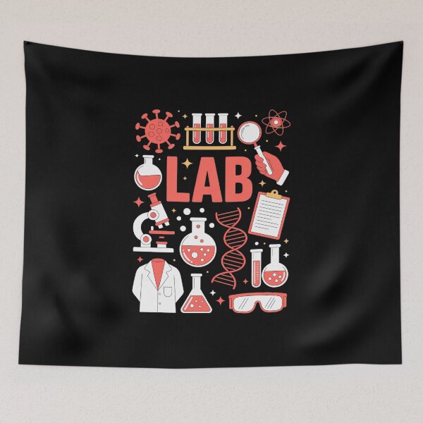 Item preview, Groovy Valentines Lab Tech Medical Laboratory Science designed and sold by IdunayaStore.