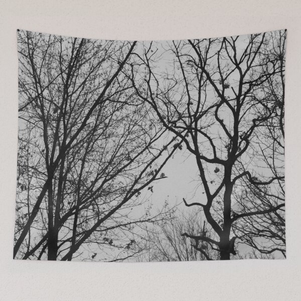 Item preview, Black Bosk IX - Melancholy Tree Silhouette Photograph designed and sold by Irene Estelle.