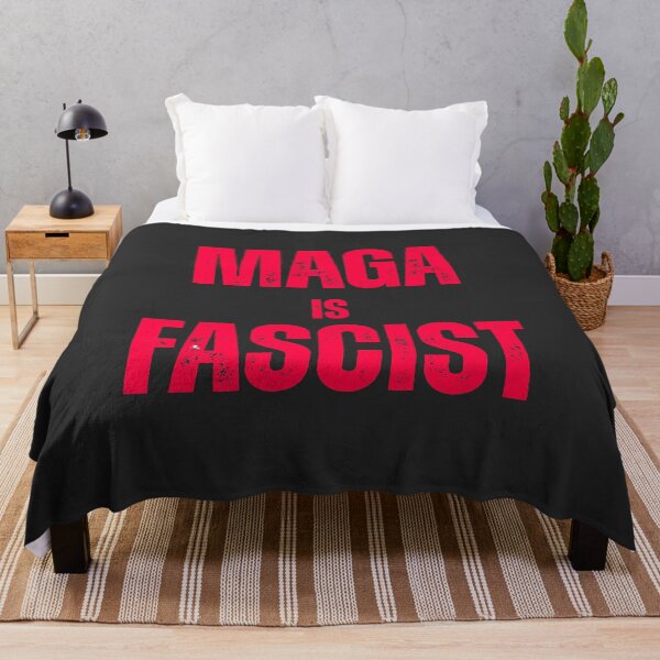 Item preview, MAGA is FASCIST - Anti Trump - Pro Democracy designed and sold by EvergreenRevolt.