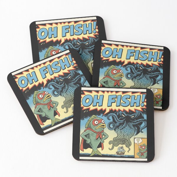 Item preview, Oh Fish - When the Ocean Fights Back designed and sold by camostore23.