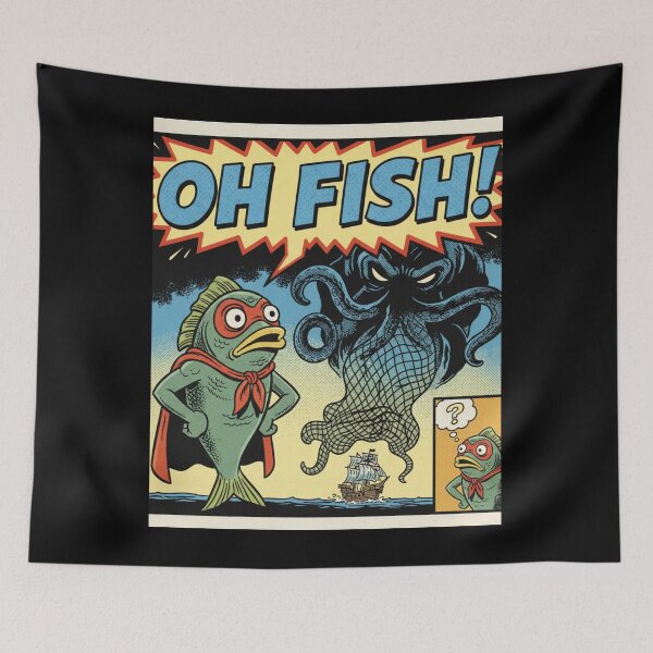 Item preview, Oh Fish - When the Ocean Fights Back designed and sold by camostore23.