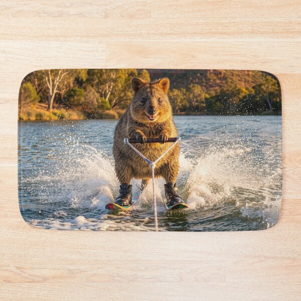 Item preview, Quokka Waterskiing on a Lake designed and sold by Tridentulus.