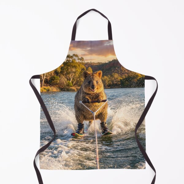 Item preview, Quokka Waterskiing on a Lake designed and sold by Tridentulus.