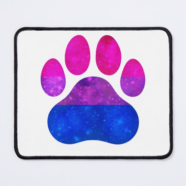 Item preview, Bi Pride Dog Paw designed and sold by PagonDragon.