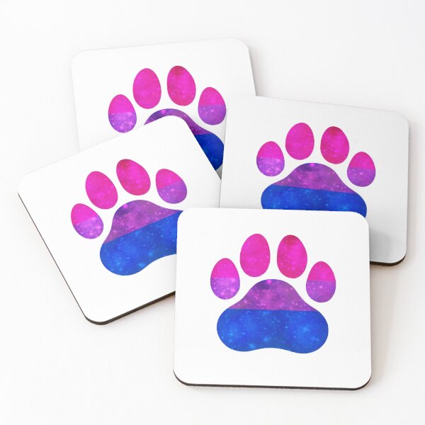 Item preview, Bi Pride Dog Paw  designed and sold by PagonDragon.